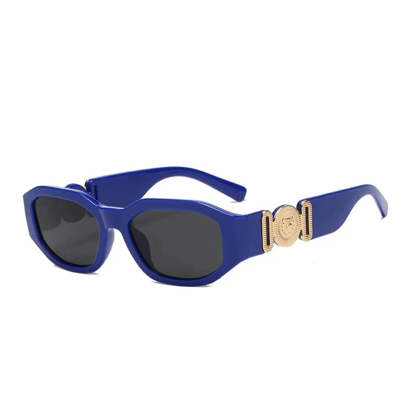 Petites lunettes de soleil rectangulaires pour Femmes Lunettes de soleil carrées Lunettes de soleil Vintage Retro UV400 Lunette Soleil Femme Gafas De Sol