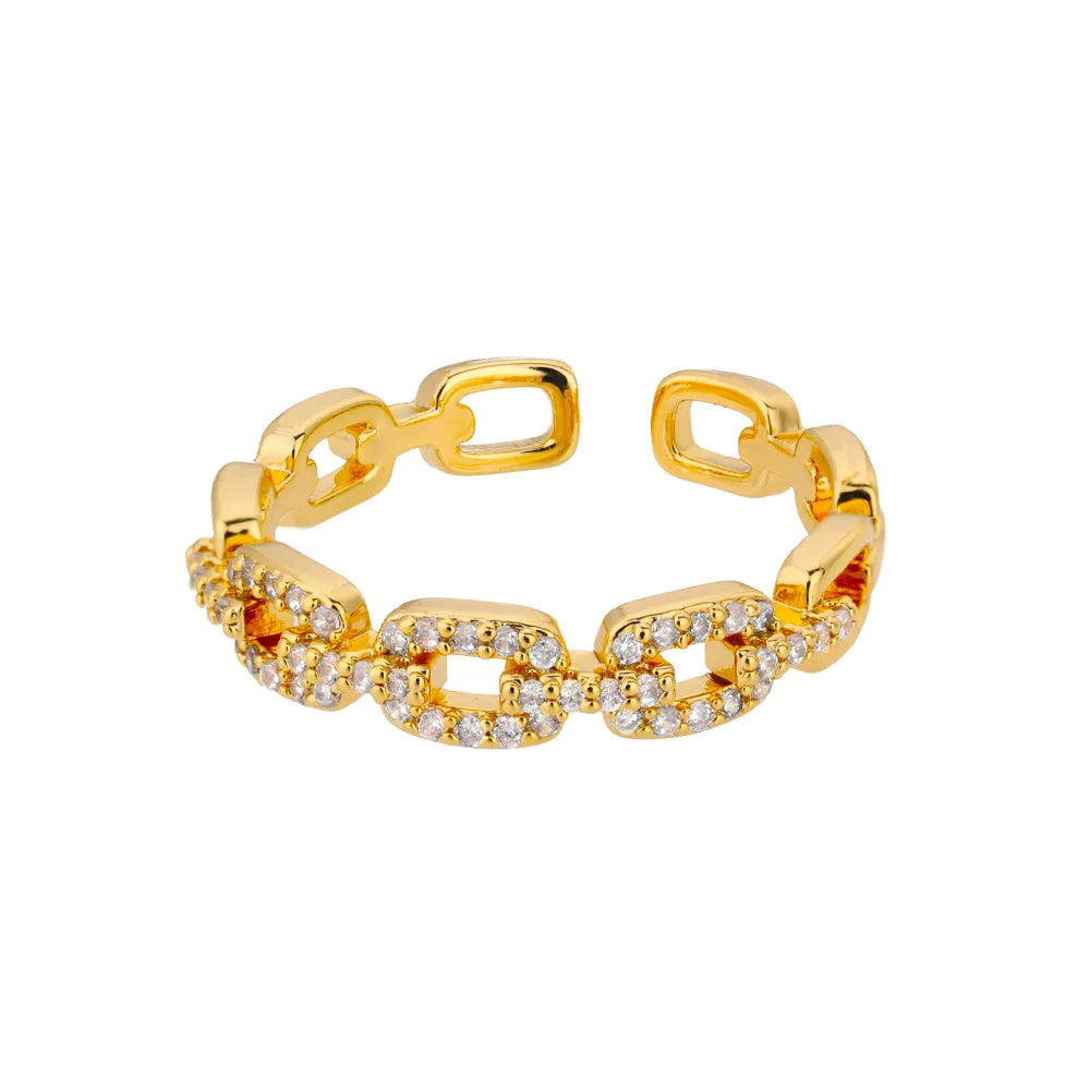 CC Bijoux Anneaux Pour Femmes Plaqué Argent Mariage Nuptial Zircone Rond Pierre Bague Bijoux Femme