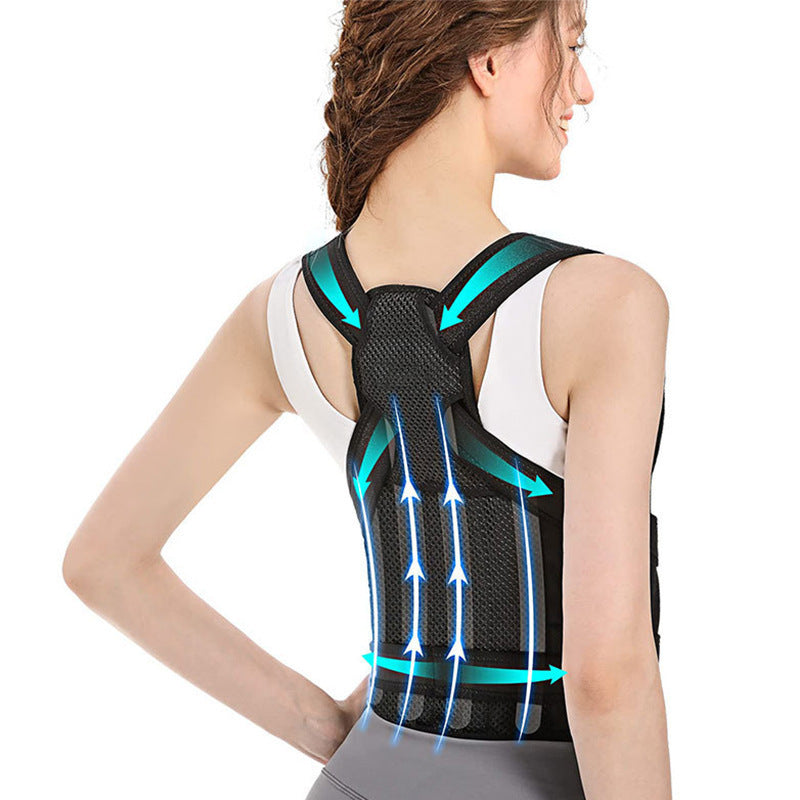 Correcteur de posture assise pour enfants adultes Sangle de posture anti-cyphose Sangle de posture