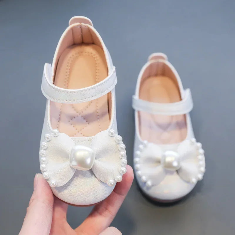 Bébé Filles Chaussures en Cuir Enfants Collection 2025