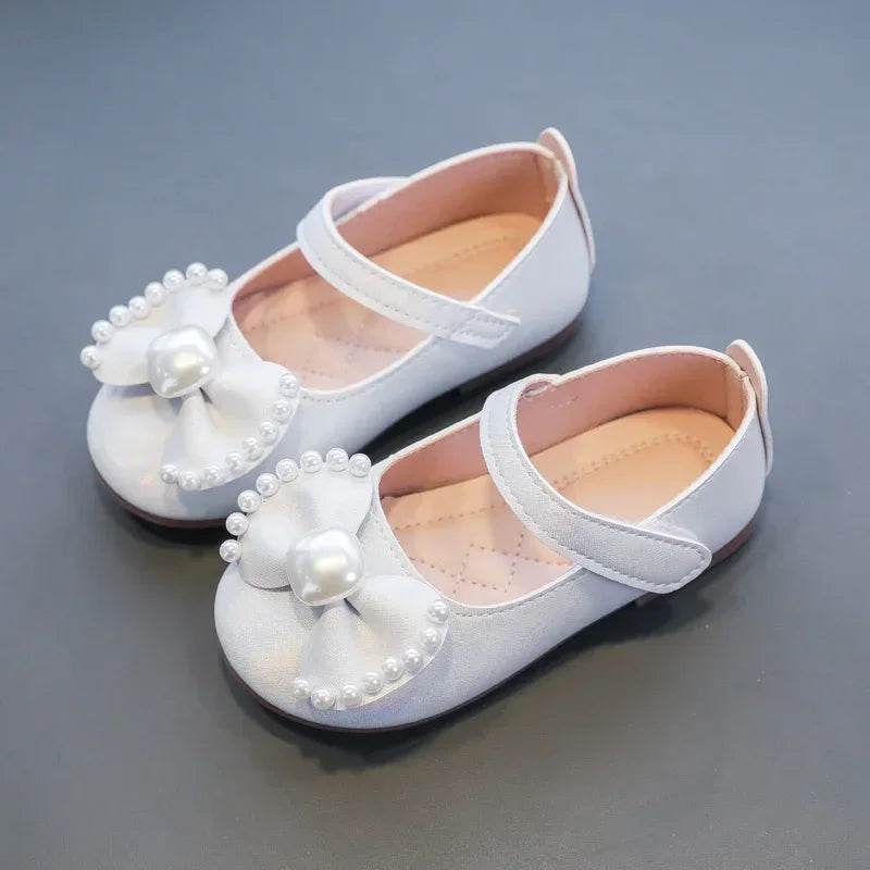 Bébé Filles Chaussures en Cuir Enfants Collection 2025