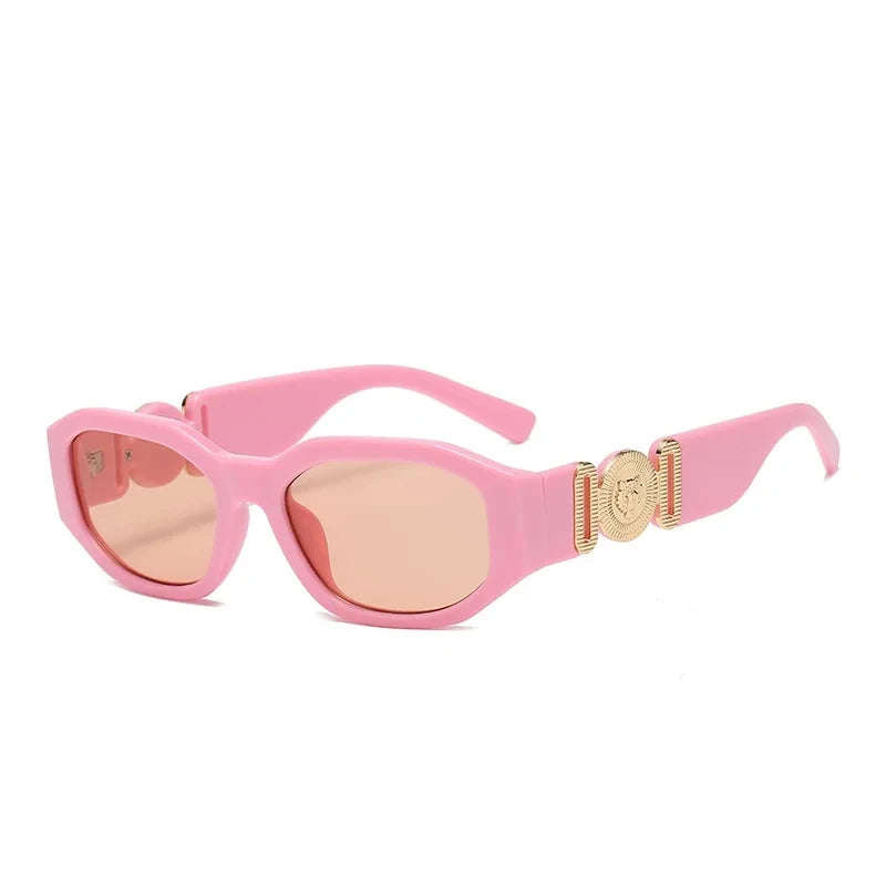 Petites lunettes de soleil rectangulaires pour Femmes Lunettes de soleil carrées Lunettes de soleil Vintage Retro UV400 Lunette Soleil Femme Gafas De Sol