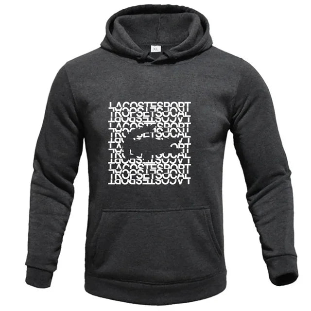 Los Angeles California Sweat-shirt Imprimé Noir Pour Hommes Hipster Chaud À Capuche Hip Hop Crewneck Sweats À Capuches Automne Vêtements Lâches Femmes