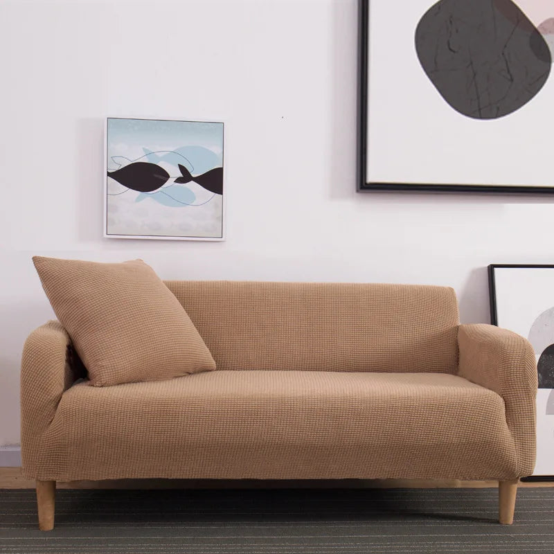 Housse extensible Jacquard pour canapé d'angle, pour salon, compatible avec canapé d'angle
