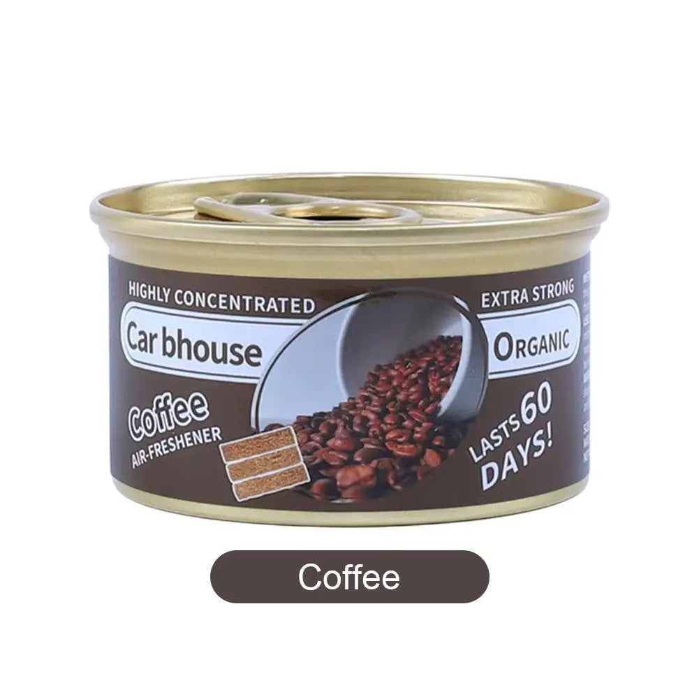 Arôme de voiture Désodorisants de voiture Parfum Blocs de bois en conserve Saveur de café Aromathérapie automatique longue durée Fournitures de déodorant de voiture