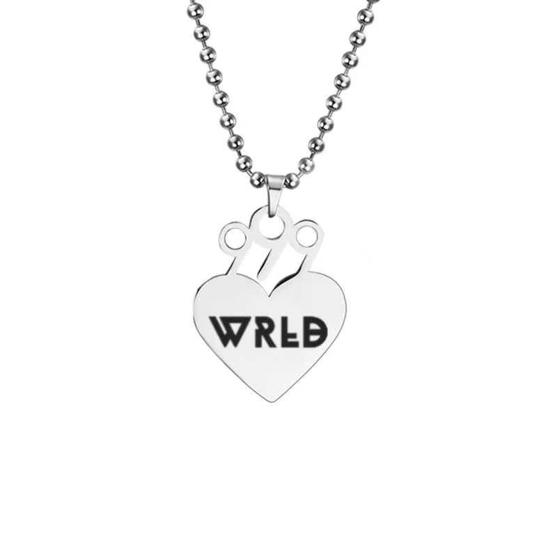 Pendentif Collier Perles Collier en Acier Inoxydable pour Femmes pour offrir en Cadeau Collier Femme