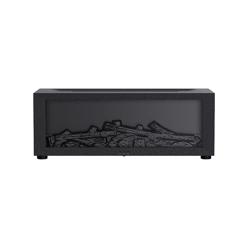 Diffuseur de cheminée simulé Arôme Humidificateur d’air à l’huile essentielle avec minuterie à distance et veilleuse colorée pour la maison Cadeau créatif