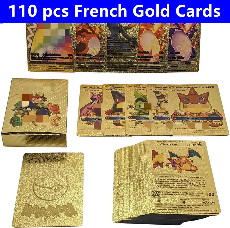 27-110pcs carte pokémon françaises Pikachu