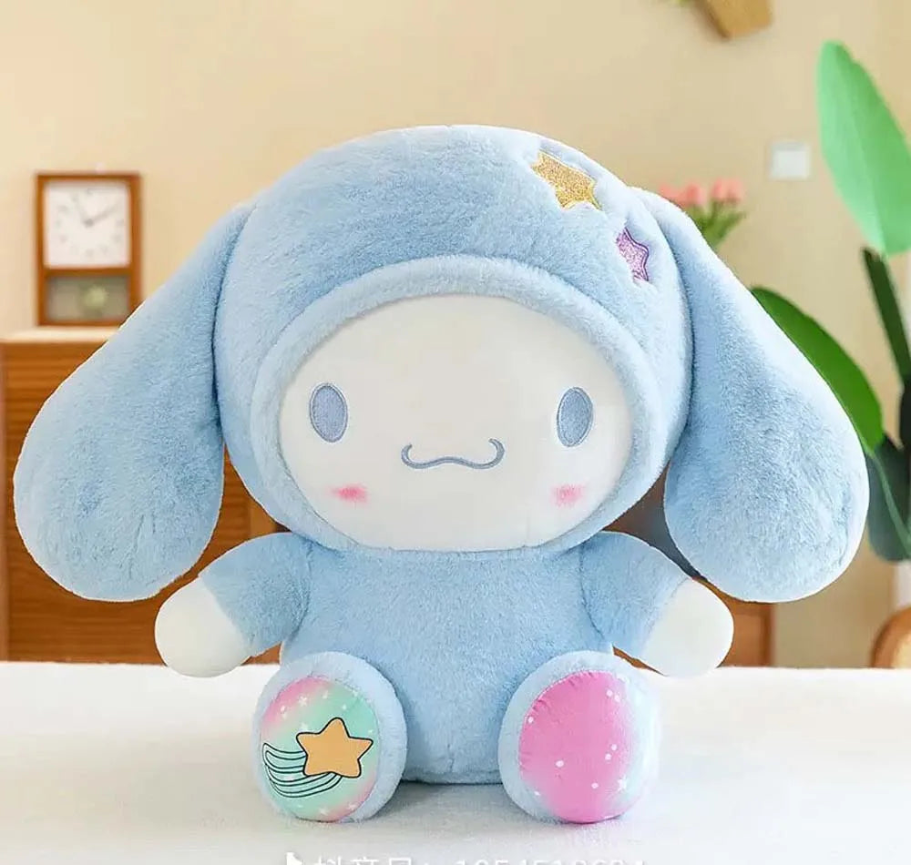 25cm Anime Sanrio Peluche Poupée Jouets Kawaii Hello Kitty Kuromi My Melody Cinnamoroll Dessin animé Mignon Peluche Peluche Jouets Cadeaux pour enfants