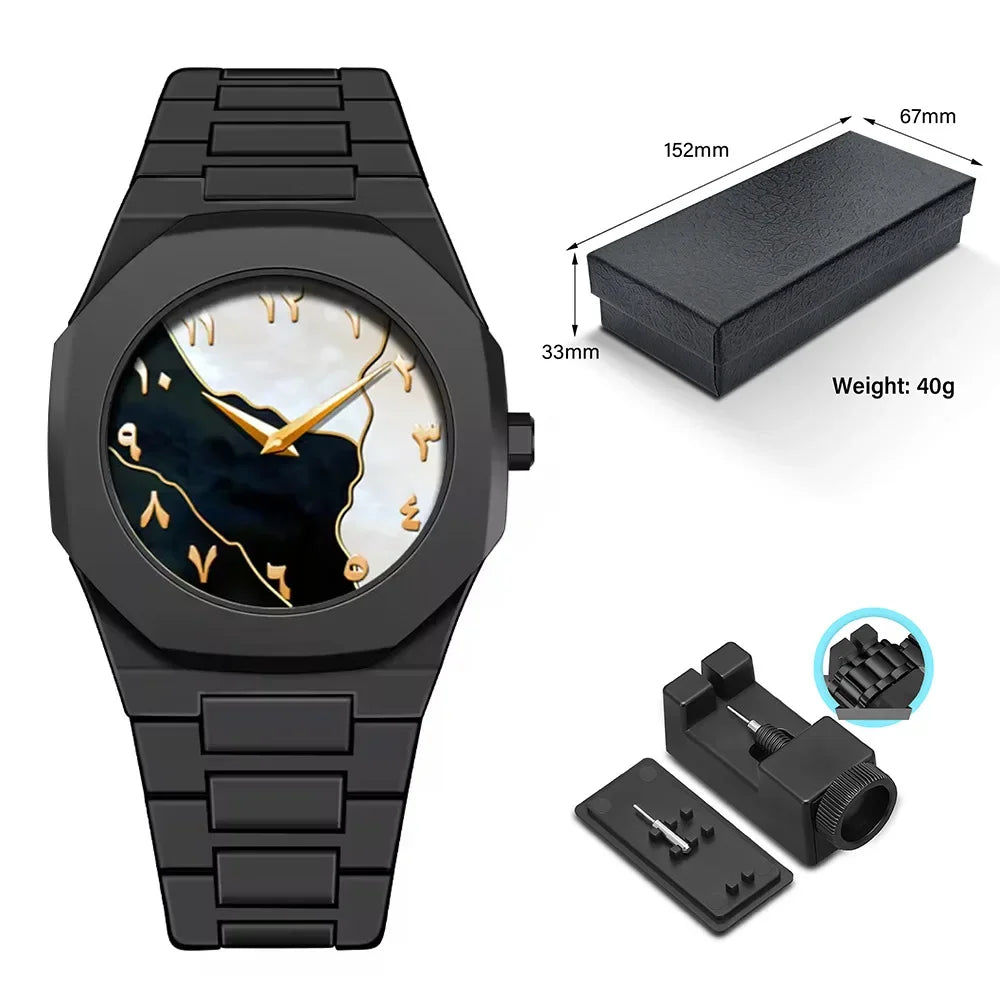 Marque de mode Design minimaliste Chiffres arabes Montre légère pour hommes et femmes Sports décontractés Quartz Montre étanche