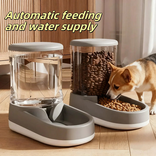 Bol pour chat Bol pour chien Distributeur d’eau pour chien de grande capacité Approvisionnement en eau Distributeur d’eau automatique pour chat et chien