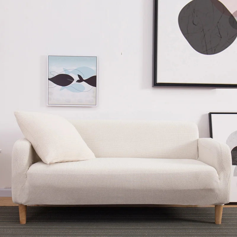 Housse extensible Jacquard pour canapé d'angle, pour salon, compatible avec canapé d'angle