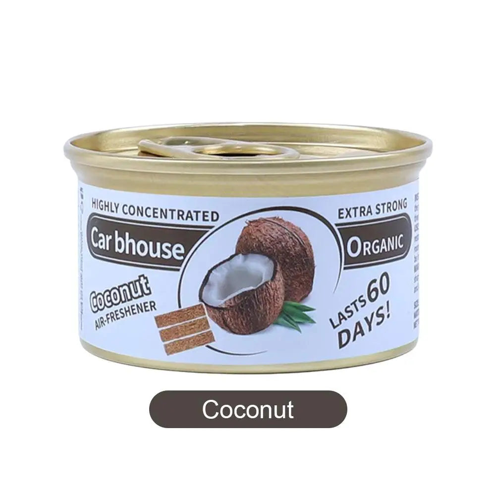 Arôme de voiture Désodorisants de voiture Parfum Blocs de bois en conserve Saveur de café Aromathérapie automatique longue durée Fournitures de déodorant de voiture