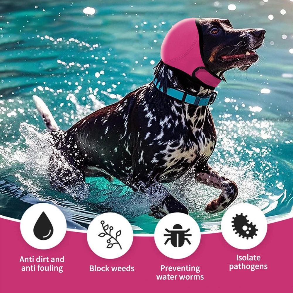 Réduction du bruit de chien, isolation acoustique, cache-oreilles, couvre-chef imperméable de natation, couvre-chef apaisant émotionnel pour chien