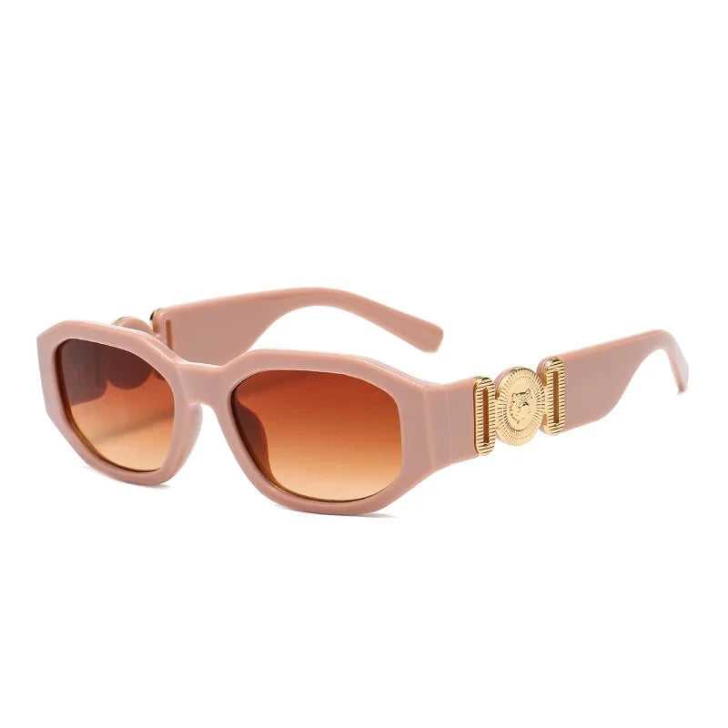 Petites lunettes de soleil rectangulaires pour Femmes Lunettes de soleil carrées Lunettes de soleil Vintage Retro UV400 Lunette Soleil Femme Gafas De Sol