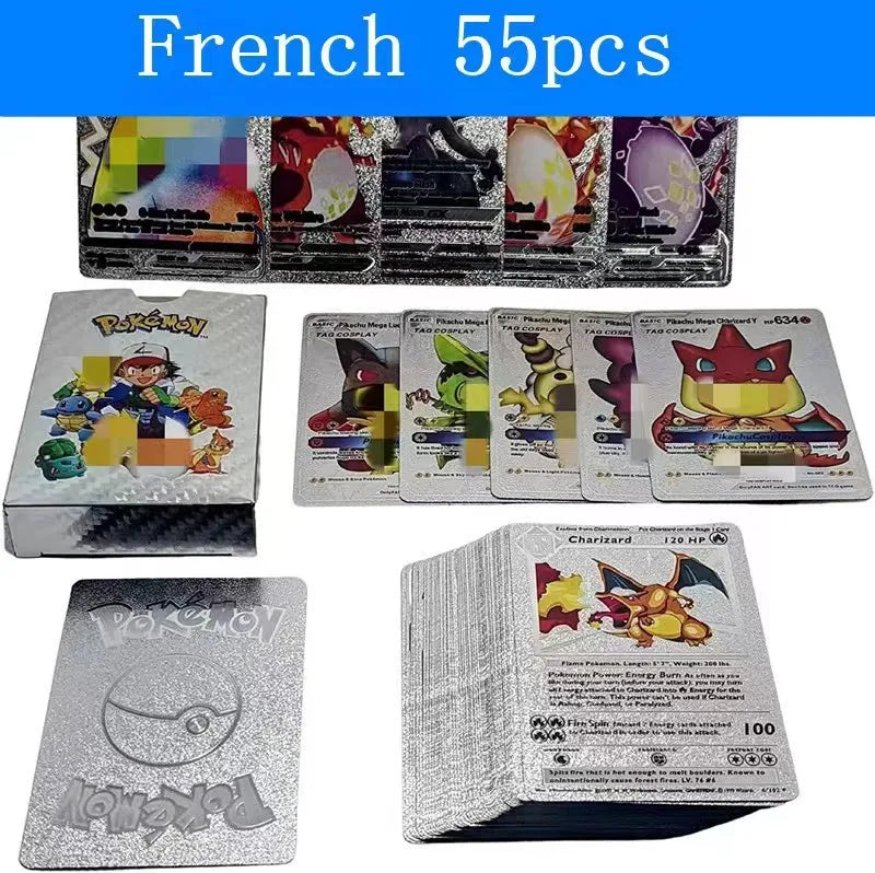 27-110pcs carte pokémon françaises Pikachu