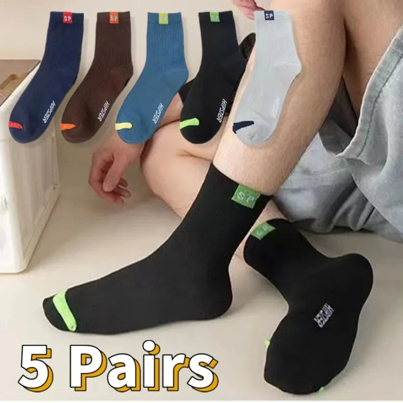 20/10/6/5/4/3/1pairs Chaussettes de cheville confortables respirantes en coton de mode pour hommes, chaussettes d’été pour hommes
