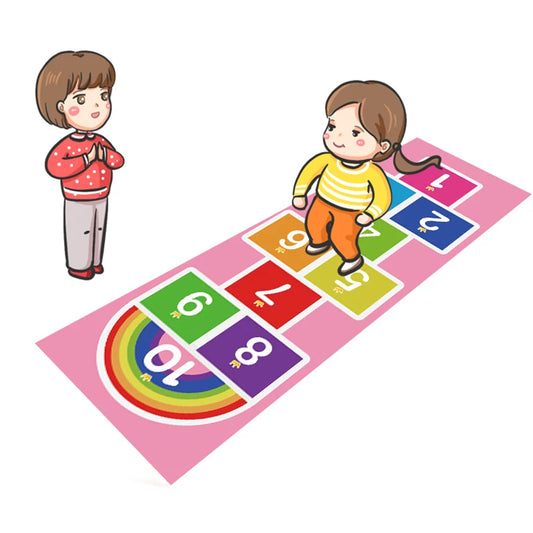 Tapis de saut pour enfants Jouet d’intégration sensorielle Tapis de sol en éperle Sport Divertissement Jeux Enfant 2 4 5 6 8 10 ans Jeu de plein air