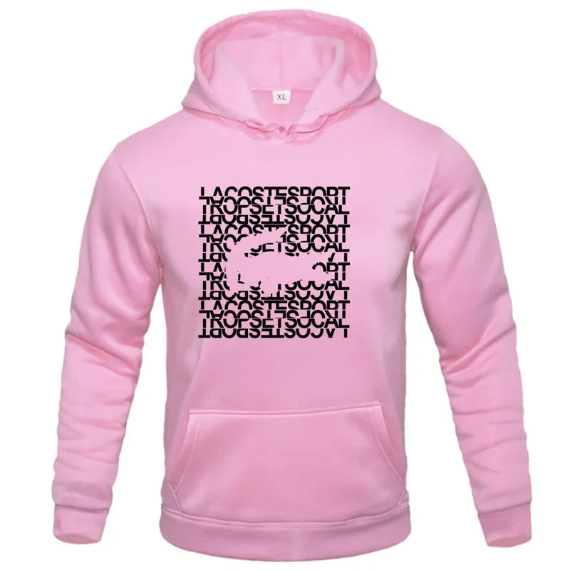 Los Angeles California Sweat-shirt Imprimé Noir Pour Hommes Hipster Chaud À Capuche Hip Hop Crewneck Sweats À Capuches Automne Vêtements Lâches Femmes