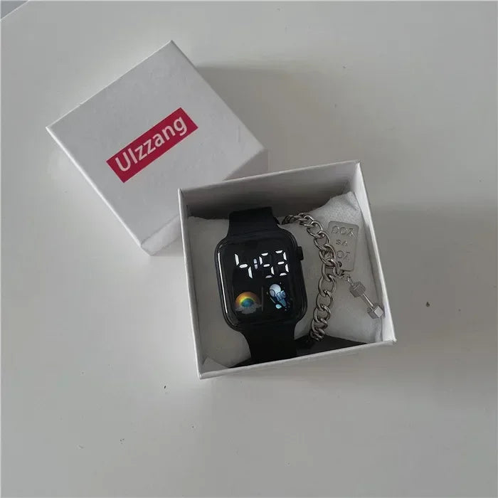 Nouvelles montres de sport LED Montre numérique pour hommes Femmes Montres-bracelets Casual Silicone