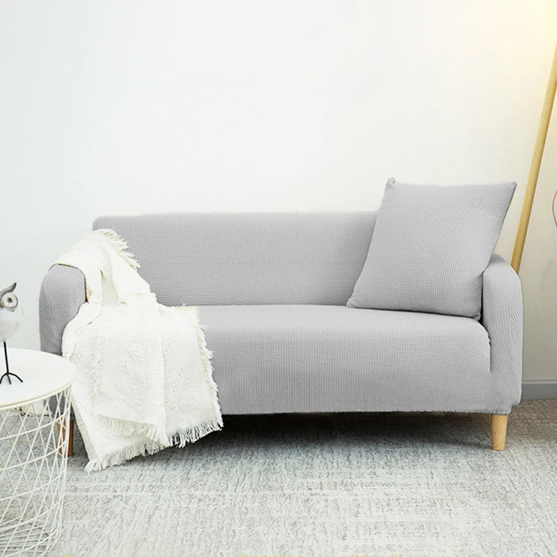 Housse extensible Jacquard pour canapé d'angle, pour salon, compatible avec canapé d'angle
