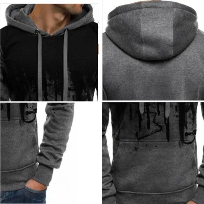 2024 hommes et femmes le même ensemble de pull tendance décontractée de mode sports de plein air motif d’impression pull deux pièces ensemble taille S-XL