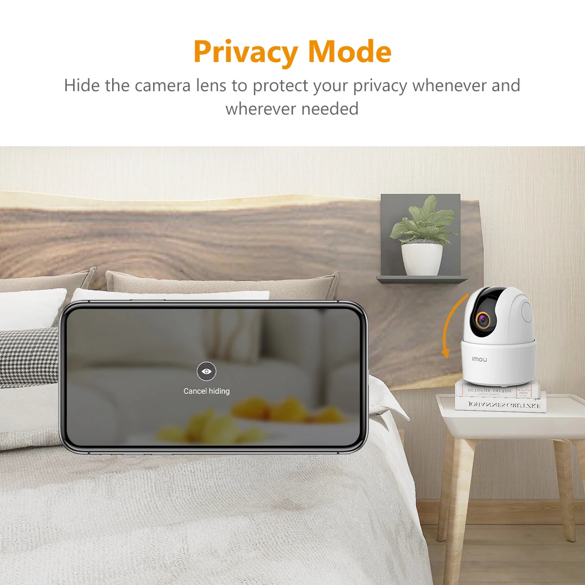 Caméra Wifi Conversation bidirectionnelle Surveillance Sécurité Couverture à 360° Portection Vision nocturne Caméra de suivi intelligente