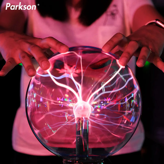 Lampe à boule de plasma en cristal magique 3/4/5/6/8 pouce LED Veilleuse Enfant Anniversaire Cadeau de Noël Éclairage Chambre à coucher Décor Nouveauté Lampe