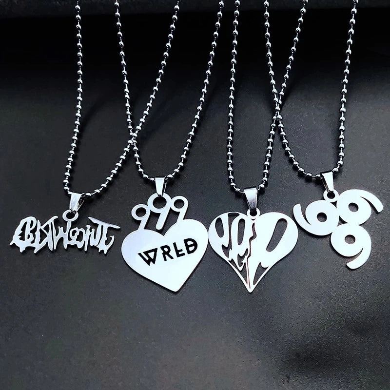 Pendentif Collier Perles Collier en Acier Inoxydable pour Femmes pour offrir en Cadeau Collier Femme