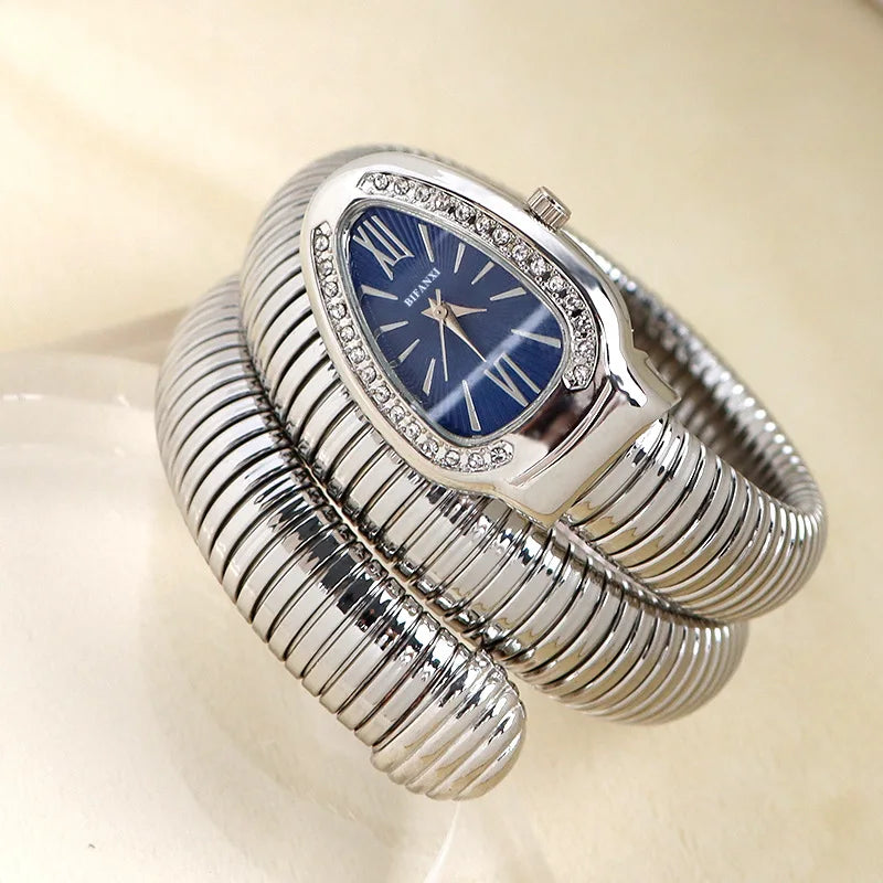 Bracelet unique en forme de serpent Design Beauté Montres-bracelets Différence Quartz Montre Femmes Imperméable Exquise AAA Montre pour Dames