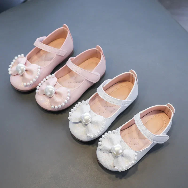 Bébé Filles Chaussures en Cuir Enfants Collection 2025