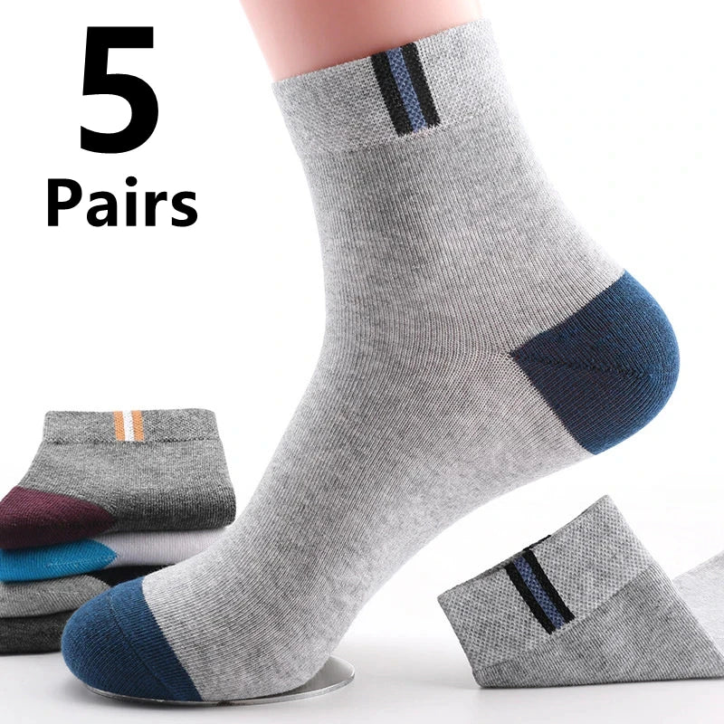 20/10/6/5/4/3/1pairs Chaussettes de cheville confortables respirantes en coton de mode pour hommes, chaussettes d’été pour hommes