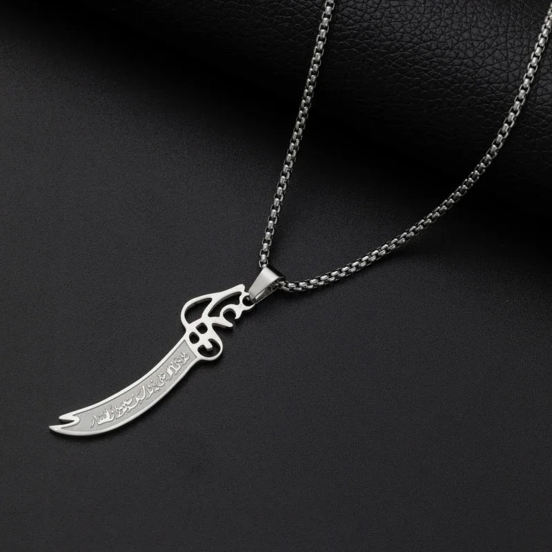 Couleur or musulman Allah Coran pendentif collier hommes femmes mode foi islam bijoux religieux Ramadan cadeaux