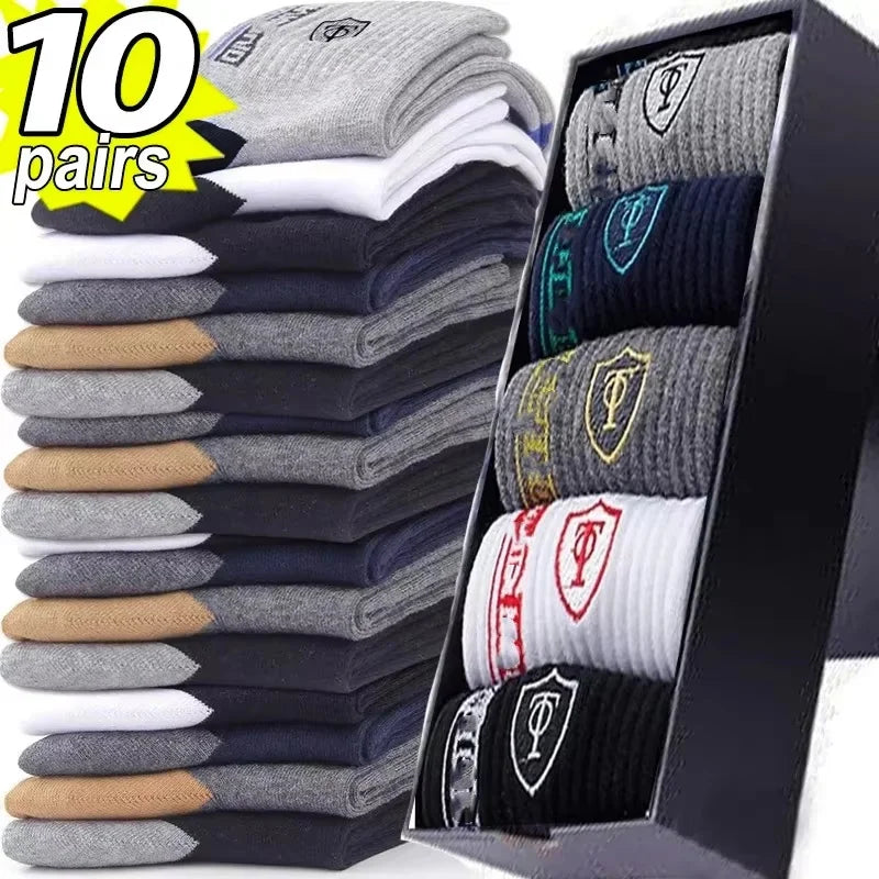 20/10/6/5/4/3/1pairs Chaussettes de cheville confortables respirantes en coton de mode pour hommes, chaussettes d’été pour hommes