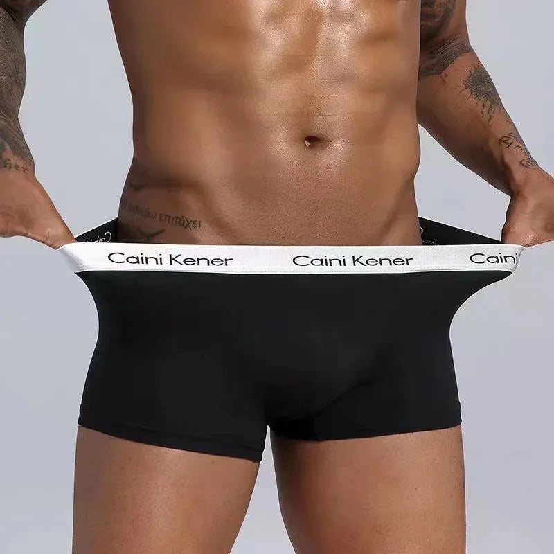 4Pcs/Lot Sous-vêtements pour hommes Boxer Mode Sexy Sous-vêtements Antibactériens Doux Confortables Sous-vêtements Marque Boxer Shorts Culottes pour hommes