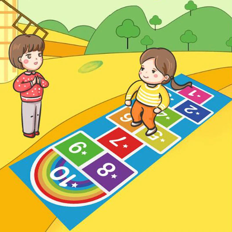 Tapis de saut pour enfants Jouet d’intégration sensorielle Tapis de sol en éperle Sport Divertissement Jeux Enfant 2 4 5 6 8 10 ans Jeu de plein air