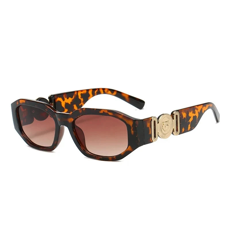 Petites lunettes de soleil rectangulaires pour Femmes Lunettes de soleil carrées Lunettes de soleil Vintage Retro UV400 Lunette Soleil Femme Gafas De Sol