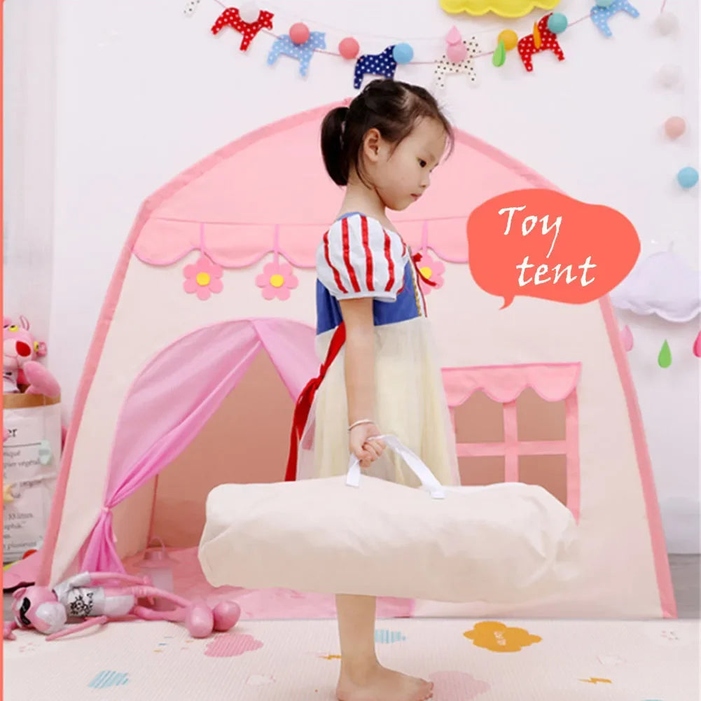 Tente pour enfants Rose Bleu Enfants Maison de jeu Enfants Intérieur Extérieur Maison de jouet Portable Bébé Maison de jeu Enfants Tente Tipi Tente Enfant