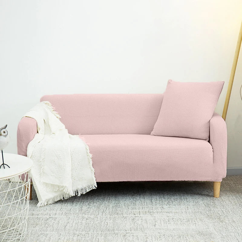Housse extensible Jacquard pour canapé d'angle, pour salon, compatible avec canapé d'angle