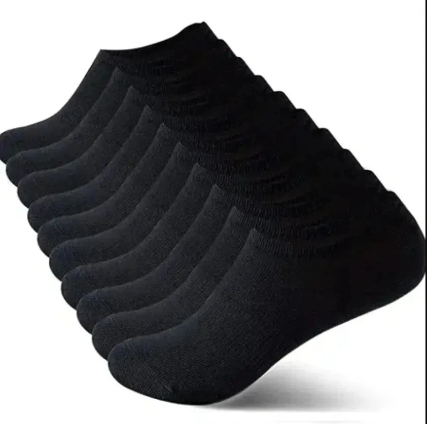 20/10/6/5/4/3/1pairs Chaussettes de cheville confortables respirantes en coton de mode pour hommes, chaussettes d’été pour hommes