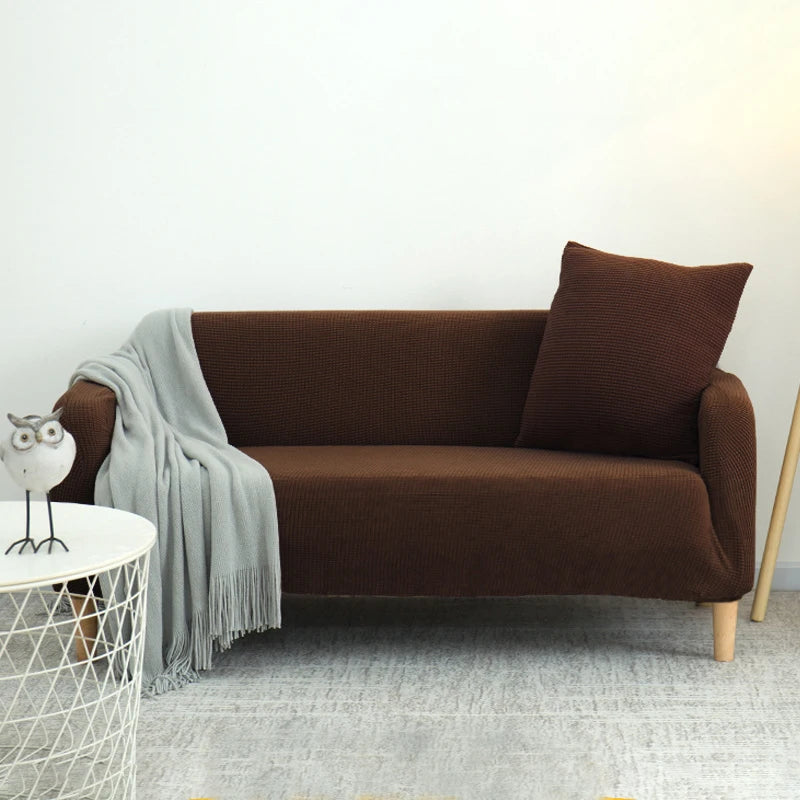 Housse extensible Jacquard pour canapé d'angle, pour salon, compatible avec canapé d'angle