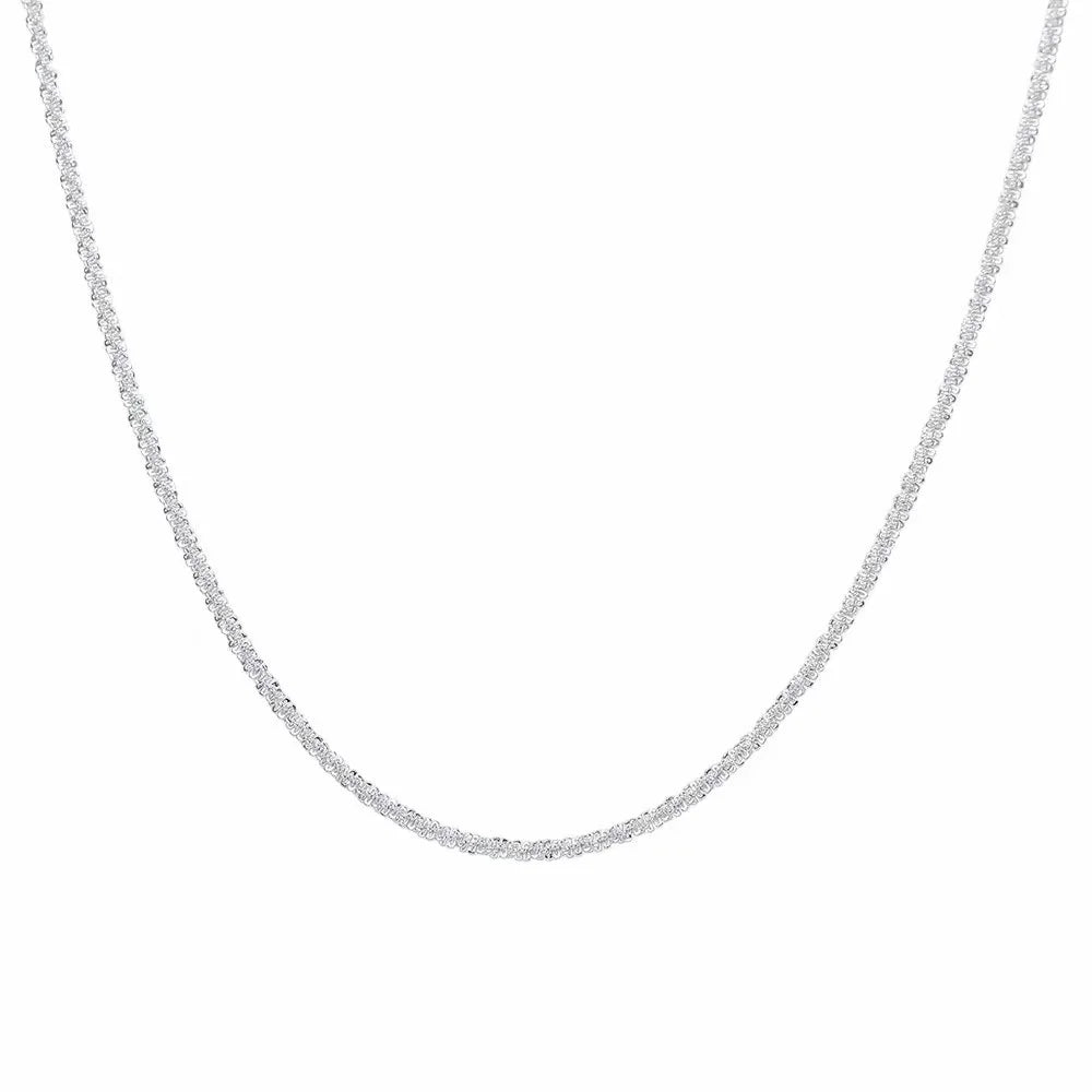 Populaire Collier de zircon croisé en argent sterling 925 Pendentif géométrique personnalisé Choker Cadeau de fête d’anniversaire Bijoux fins pour femmes