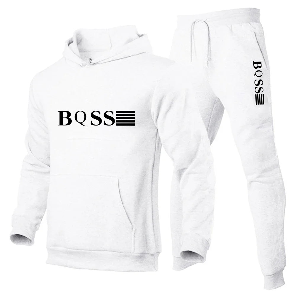 Costumes de sport pour hommes Survêtement de mode Sweats à capuche pour femmes + pantalons Ensembles de deux pièces Sweat-shirts décontractés de course Pantalons de survêtement Vêtements pour hommes