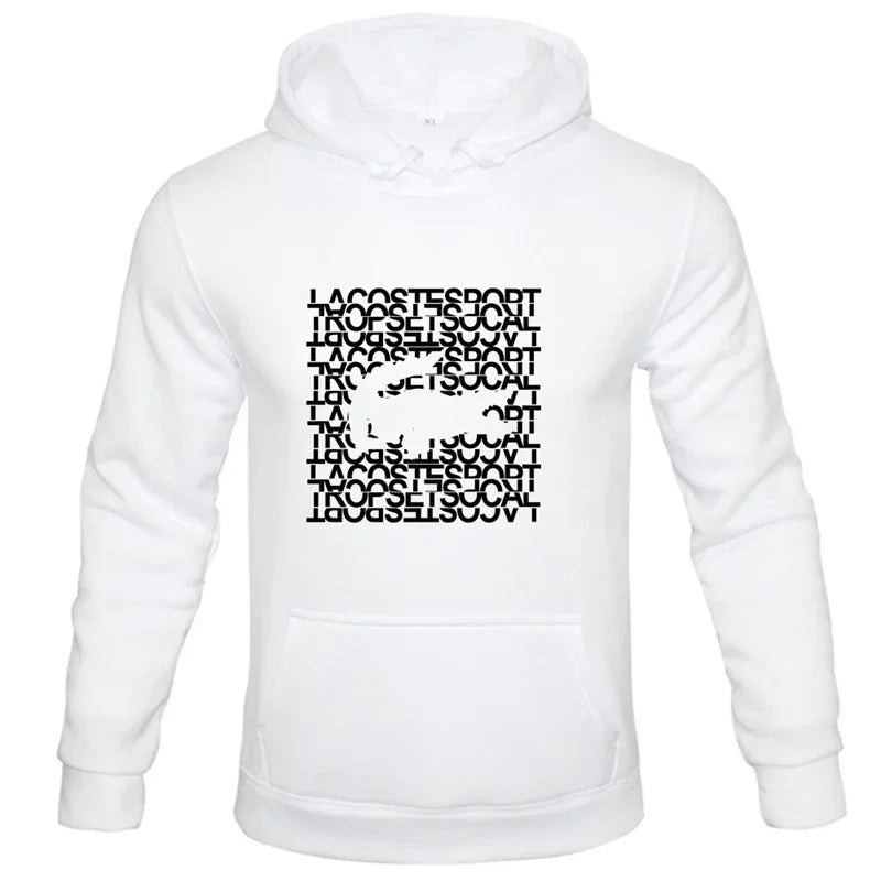 Los Angeles California Sweat-shirt Imprimé Noir Pour Hommes Hipster Chaud À Capuche Hip Hop Crewneck Sweats À Capuches Automne Vêtements Lâches Femmes