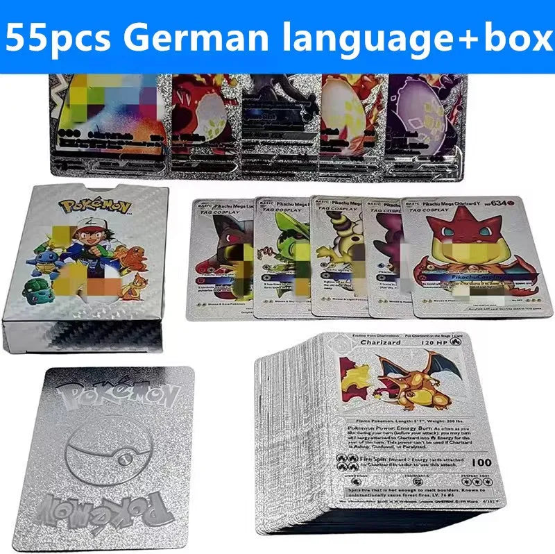 27-110pcs carte pokémon françaises Pikachu