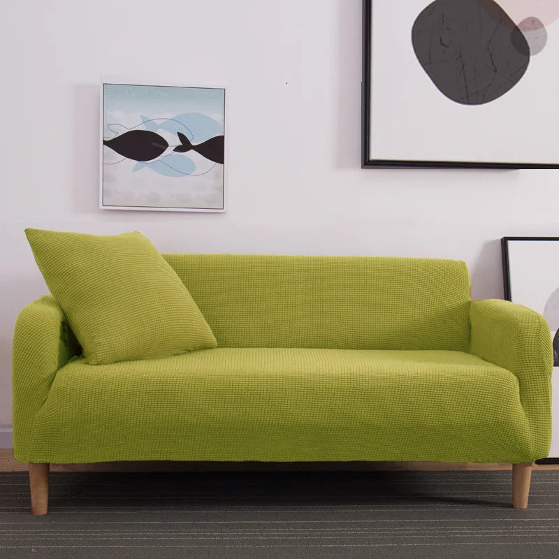 Housse extensible Jacquard pour canapé d'angle, pour salon, compatible avec canapé d'angle