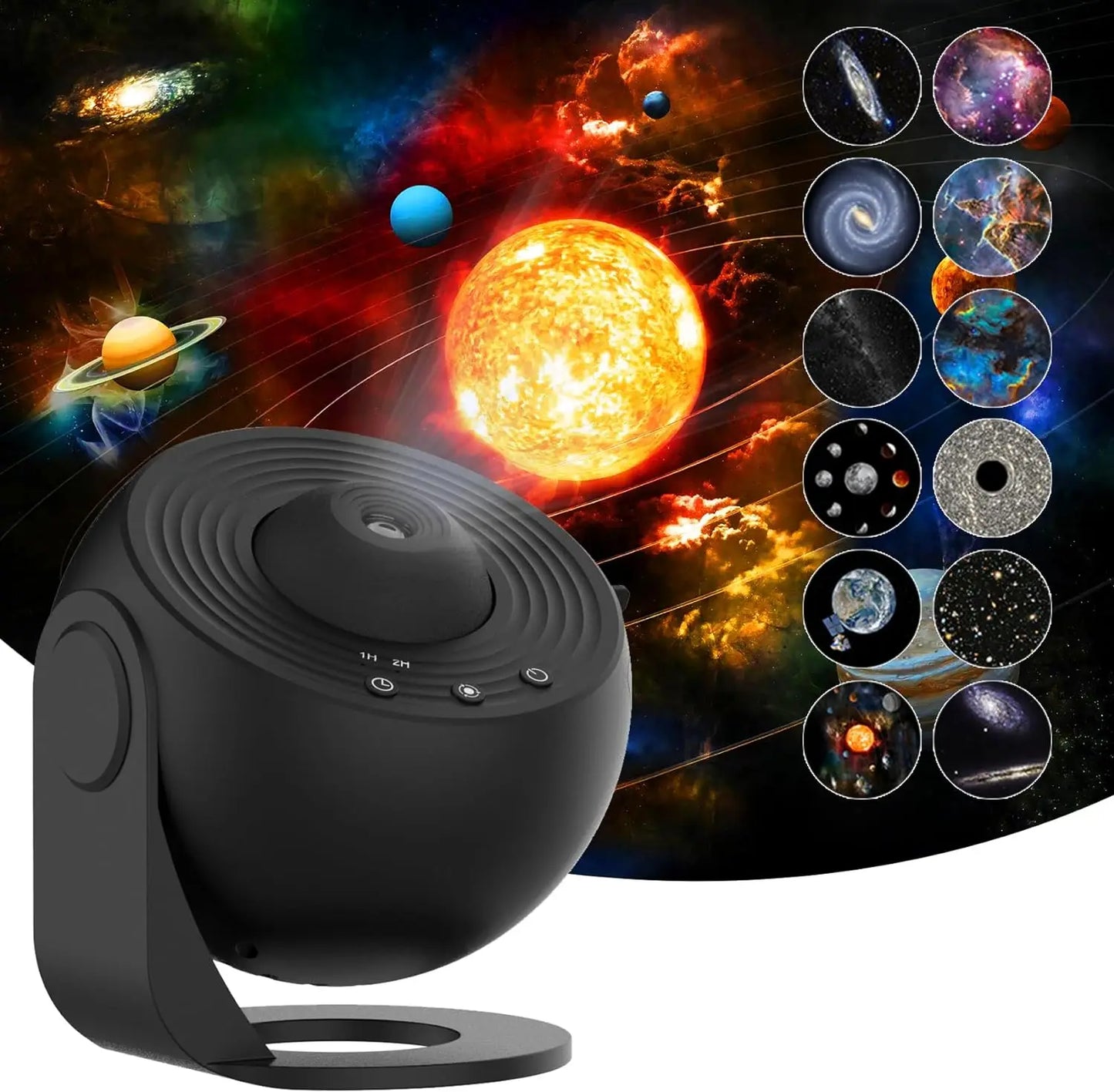 Projecteur de planétarium Projecteur de galaxie Chambre à coucher Veilleuse HD Projecteur d’étoiles pour enfants Chambre à coucher