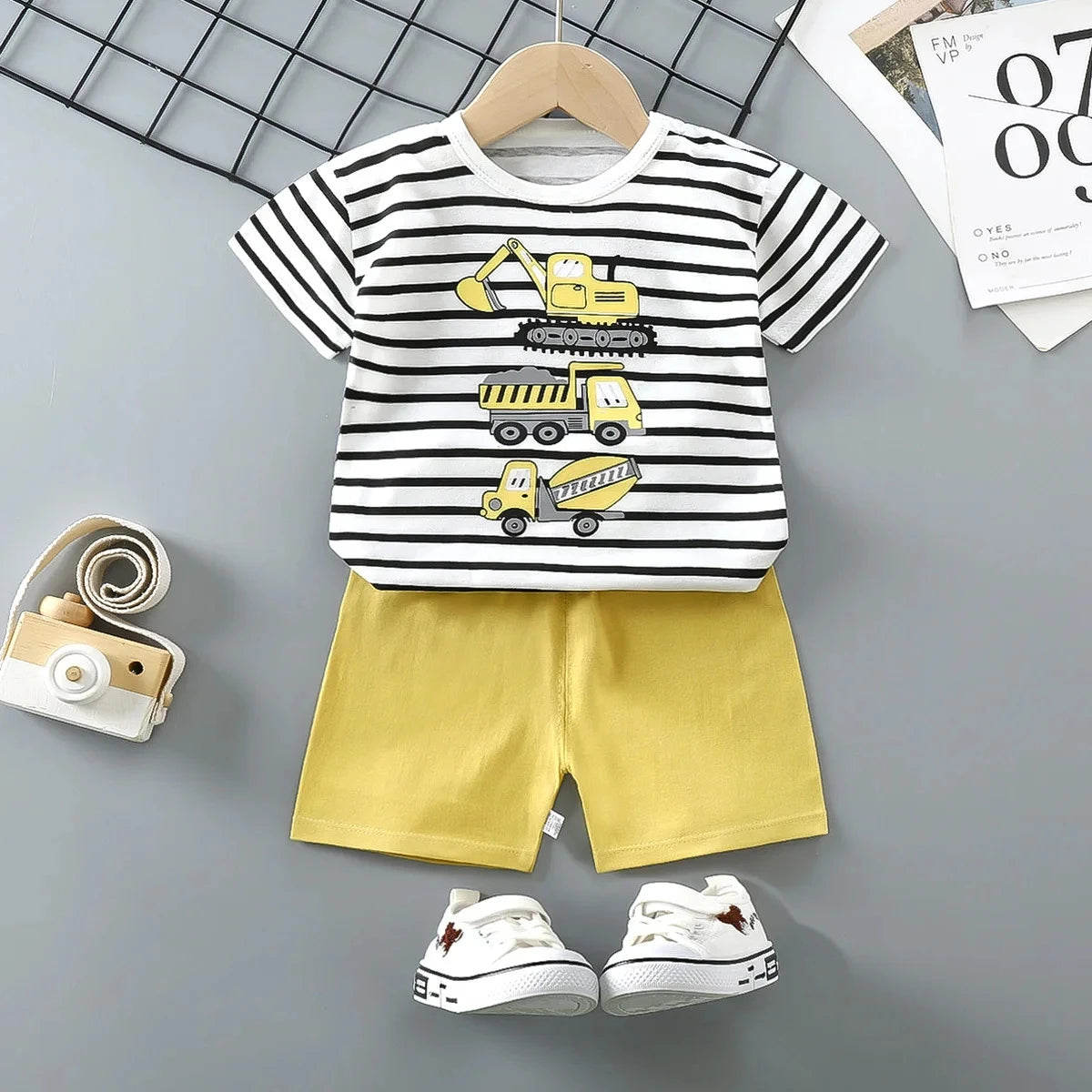 1 2 3 ans Vêtements pour bébés Filles Garçons Costume en coton pour enfants Ensembles de deux vêtements pour bébés Vêtements pour bébés nouveau-nés