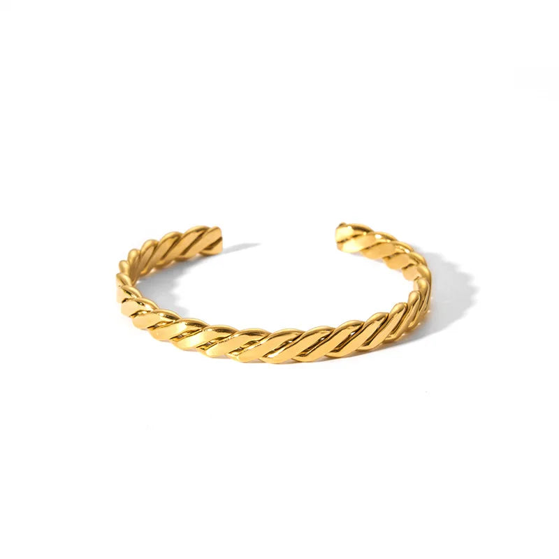Nouveaux bracelets en zircone cubique imperméable Bracelets en acier inoxydable Bijoux sans ternissement pour les femmes Vente en gros d’usine Personnaliser