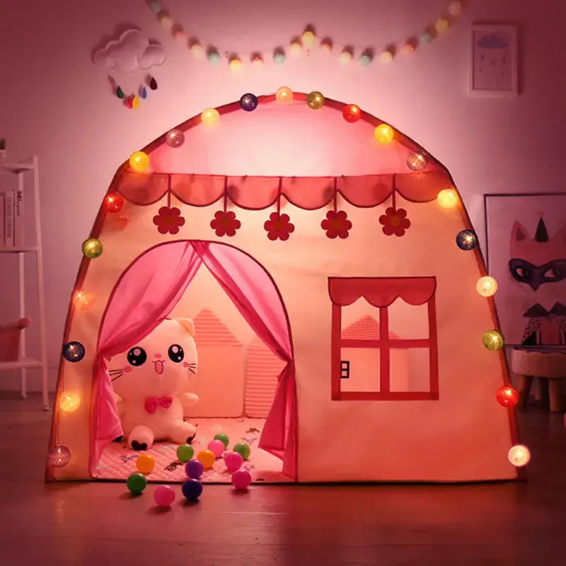 Tente pour enfants Rose Bleu Enfants Maison de jeu Enfants Intérieur Extérieur Maison de jouet Portable Bébé Maison de jeu Enfants Tente Tipi Tente Enfant